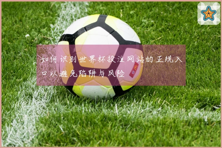如何识别世界杯投注网站的正规入口以避免陷阱与风险